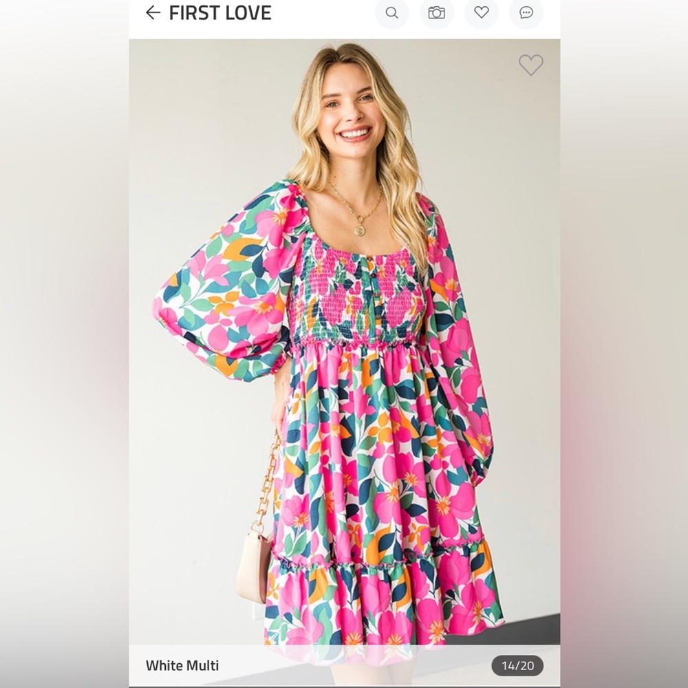 NEW First Love Floral Dress